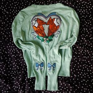 Hell Bunny Foxy Love Rockabilly Cardigan